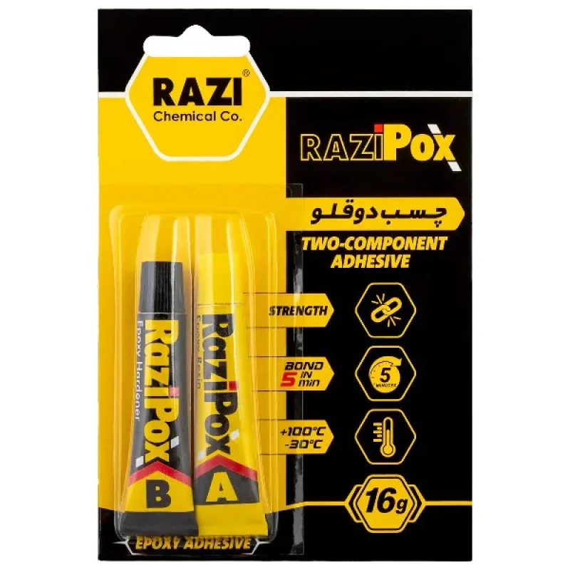 چسب دوقلو رازی مدل POX وزن 16 گرم