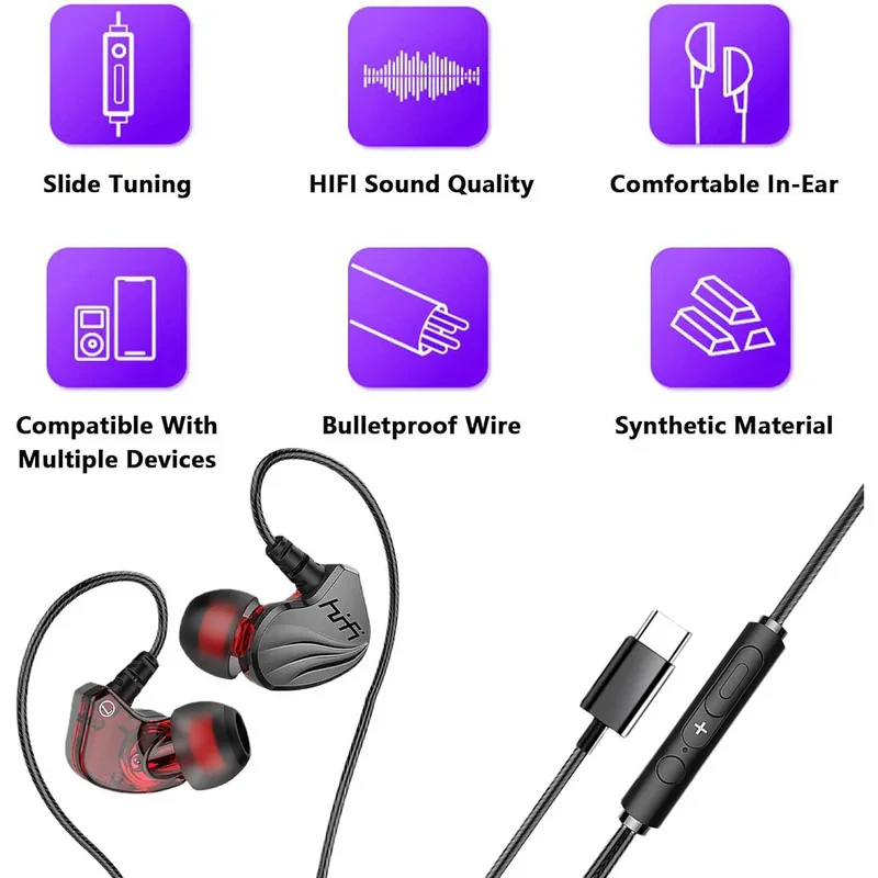 هندزفری هارمن مدل HIFI HD TYPE-C15