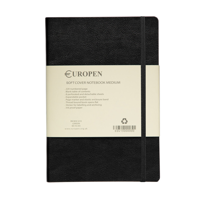 دفتر یوروپن مدل SOFTCOVER MEDIUM