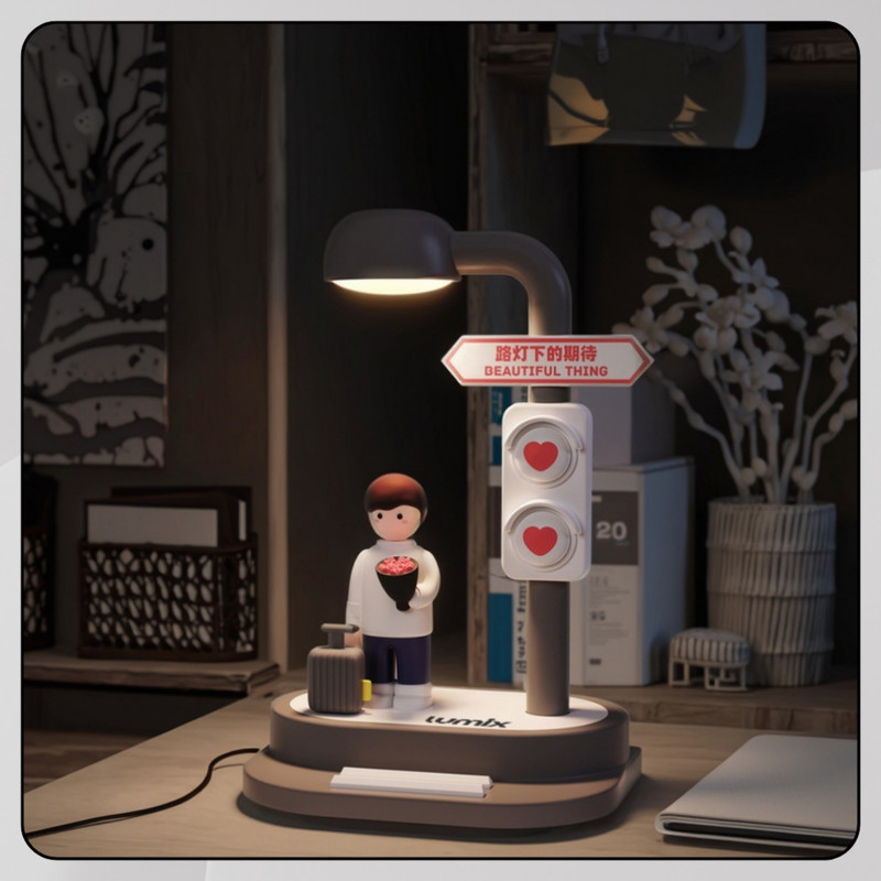 چراغ خواب لومیکس مدل Romance light-B