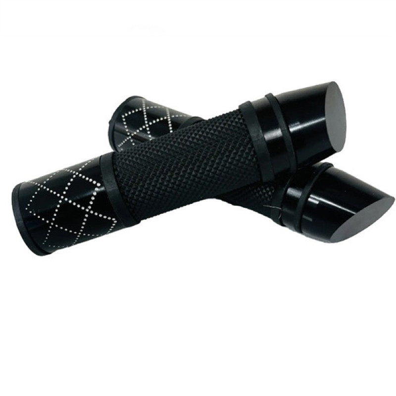 لاستیک سر دسته فرمان موتور سیکلت وارون مدل A-116-BLK بسته 2 عددی