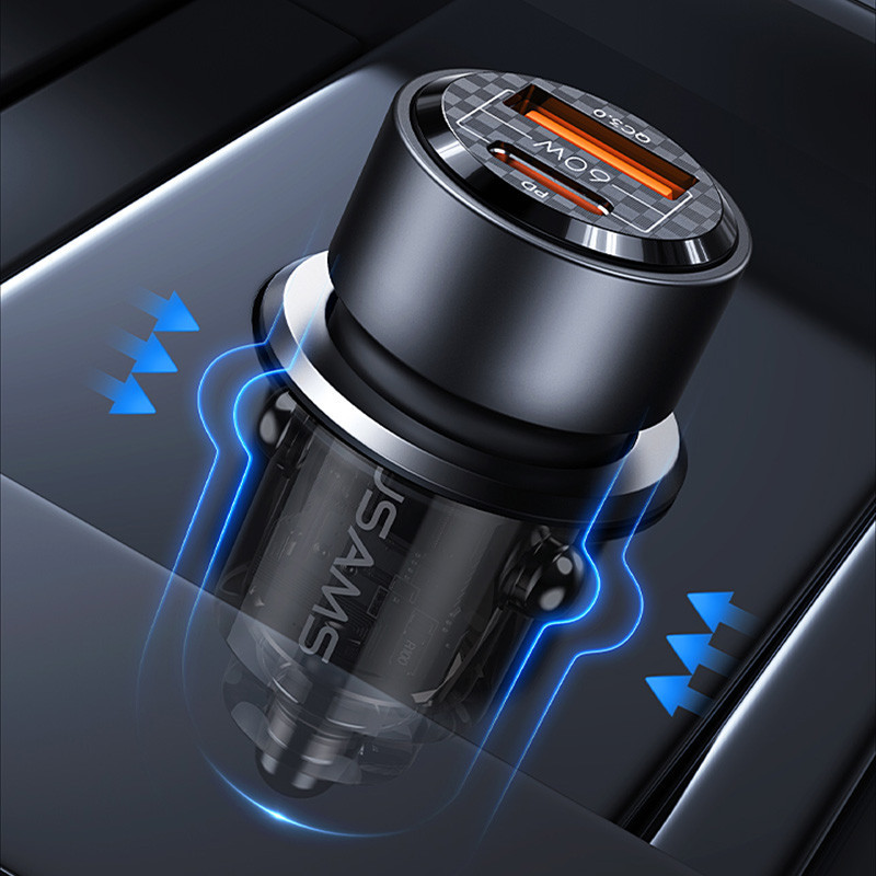 شارژر فندکی یوسمز مدل cc208
