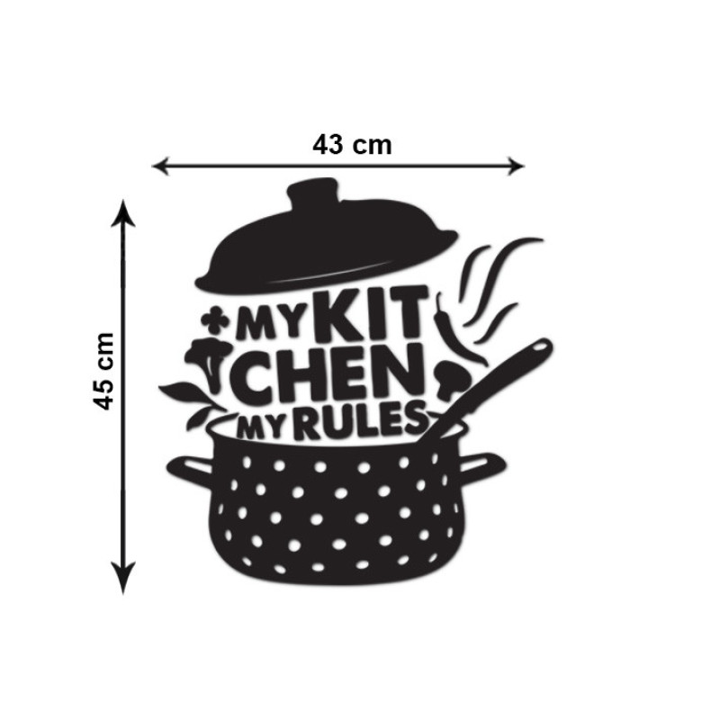 استیکر دیواری باروچین مدل my kitchen 2 کد ws-36