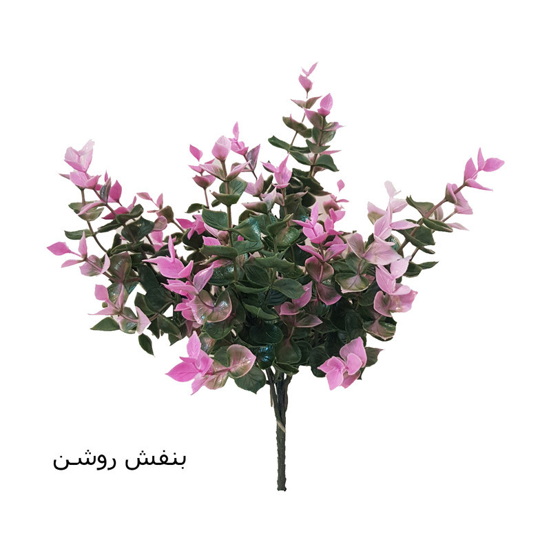گل مصنوعی بوته شمشاد کد 120 پلاستیکی با ابعاد 27x27x36 سانتی متر و وزن 65 گرم
