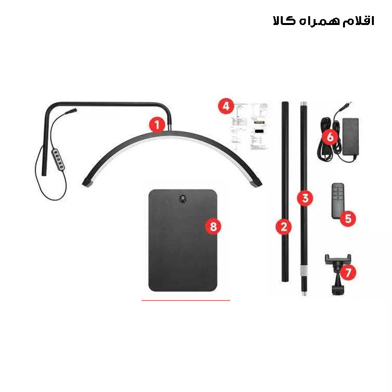 نور ثابت ال ای دی مدل مون لایت کد HD-M6X