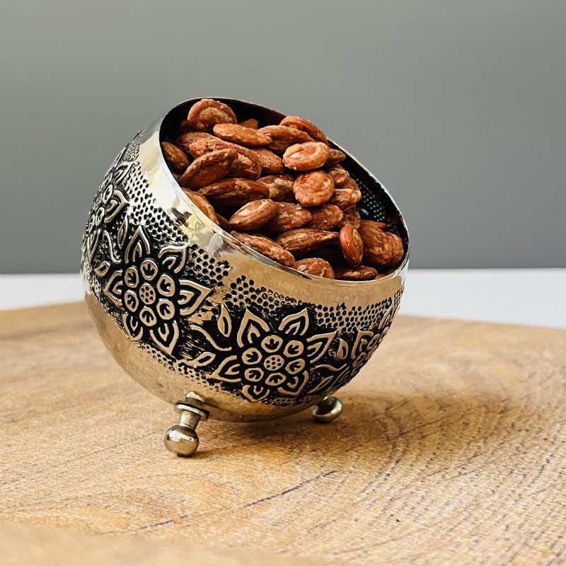 کاسه مسی مدل گوی سه پایه کد ZH245.6