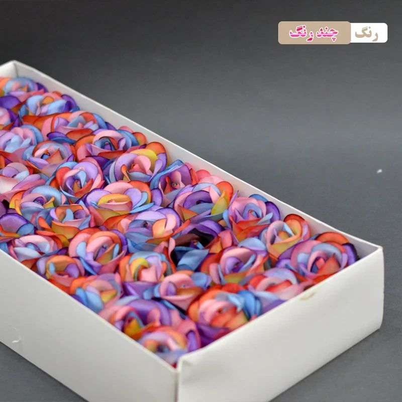 گل مصنوعی مدل سرگل رز بسته ده عددی