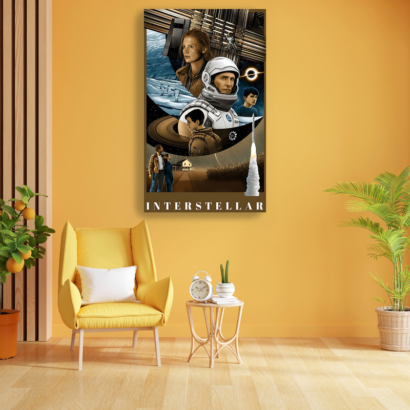 تابلو شاسی مدل فیلم و سریال طرح INTERSTELLAR اینتراستلار کد 11