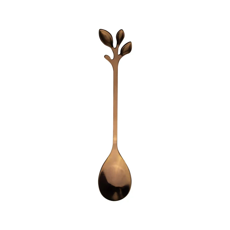 قاشق چای خوری مدل برگ کد 501 بسته 6 عددی