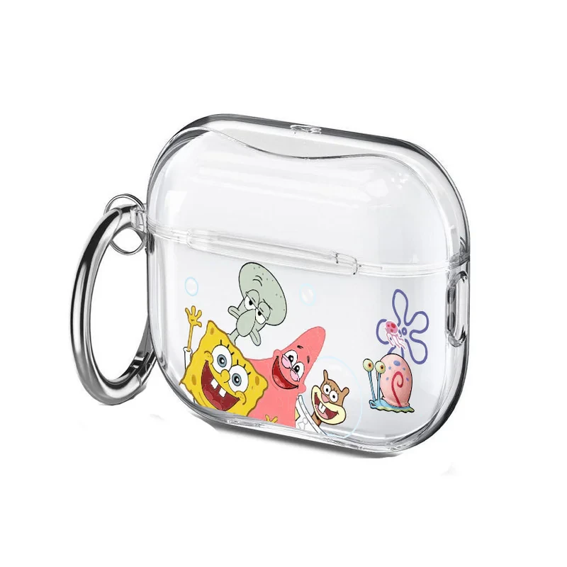 کاور طرح  Bob & Spong Friends مناسب برای کیس اپل ایرپاد AirPod 4