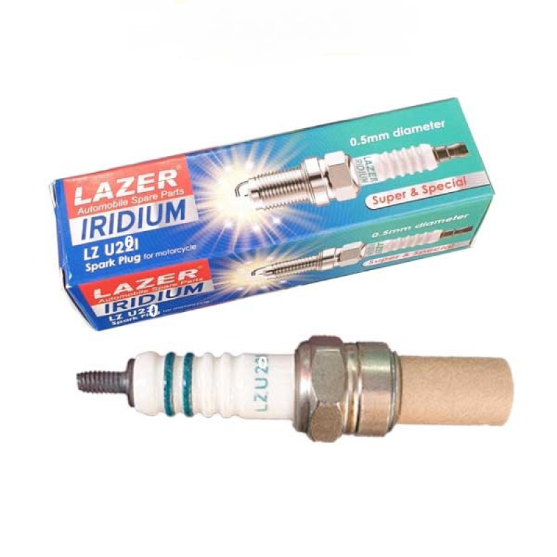 شمع موتورسیکلت لیزر مدل سوزنی  LZ U201 IRIDIUM