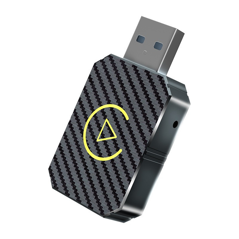 کارپلی و اندروید اتو مدل Wireless CarPlayAndroid Auto Q1M به همراه مبدل USB به USB-C