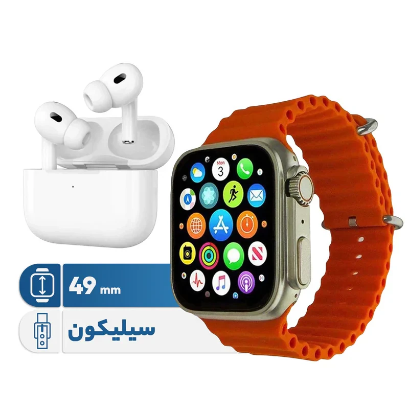 ساعت هوشمند ورنا مدل Ultra pack 01 به همراه هندزفری بیسیم دارای قابلیت های قابلیت مکالمه از طریق بلوتوث، کنترل موسیقی (Music Player)، پشتیبانی از زبان فارسی در منو و سیستم‌عامل بند سیلیکون
