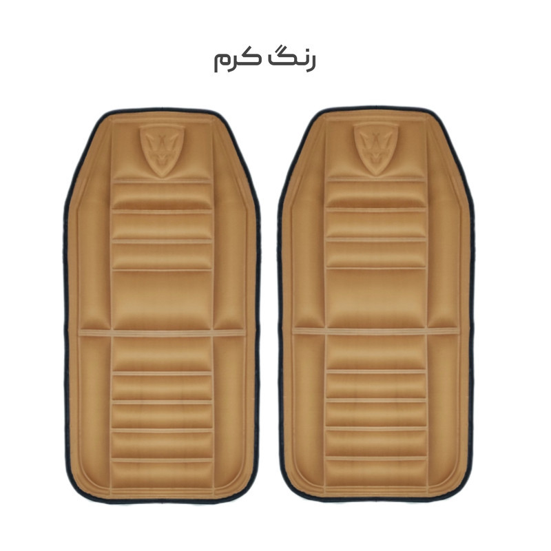 پشتی طبی صندلی خودرو مدل عرقگیر کد B220 مجموعه 2 عددی