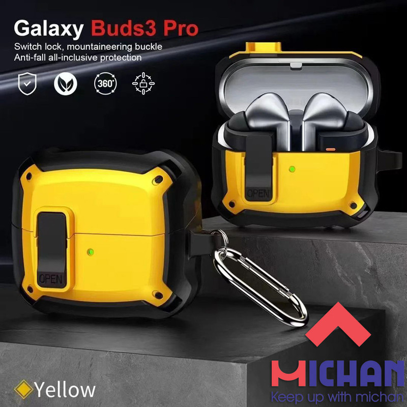 کاور میچان مدل Shild Lock مناسب برای کیس سامسونگ Galaxy buds 3 3 pro