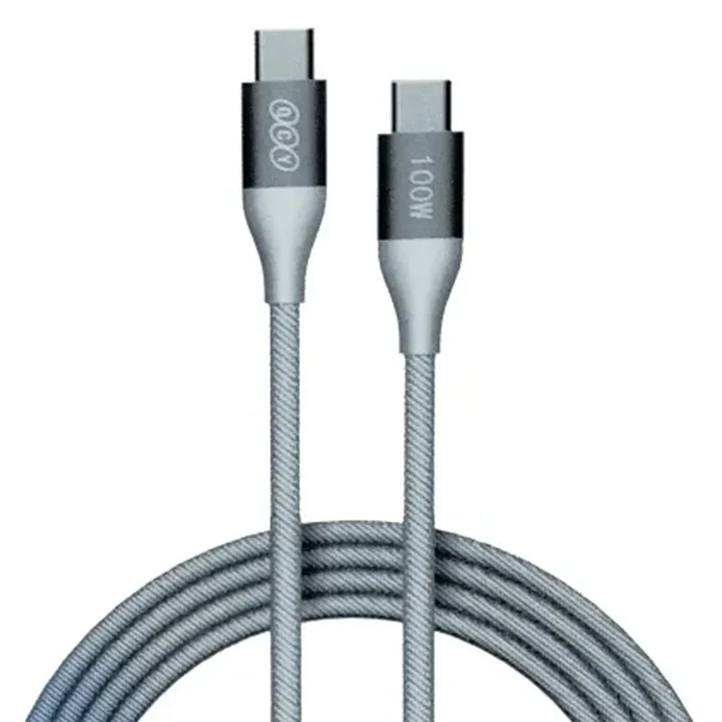 کابل تبدیل USB-C کیو سی وای مدل DC22 طول 1.2 متر