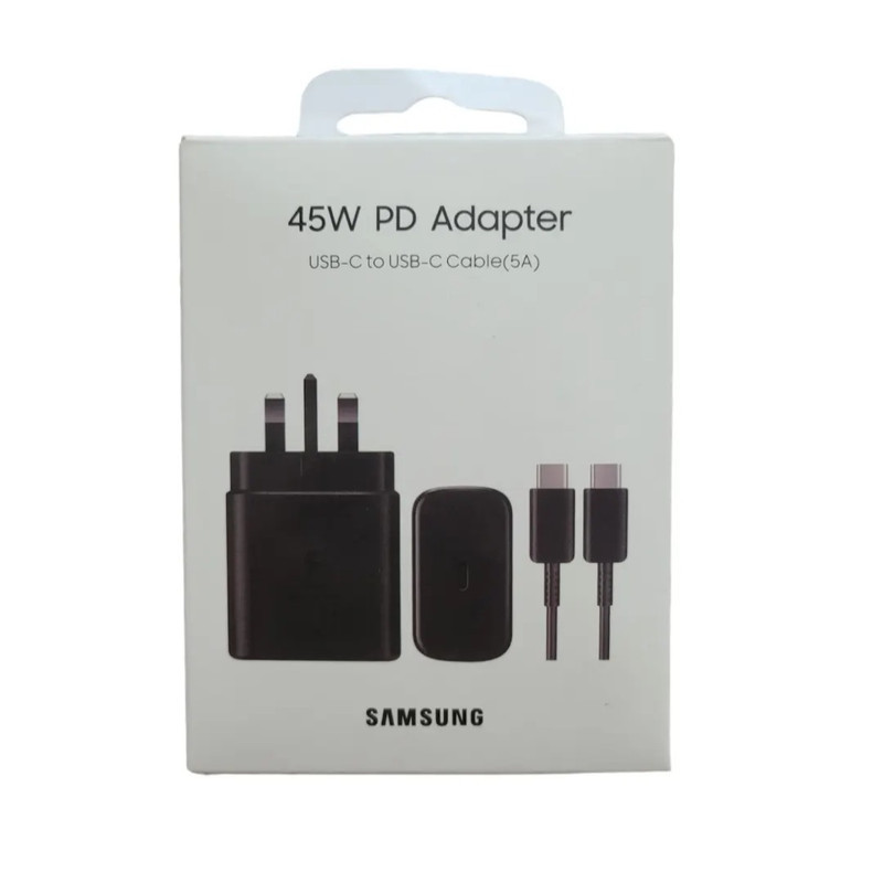 شارژر دیواری 45 وات مدل ep-ta845 nbegae به همراه کابل تبدیل USB-C