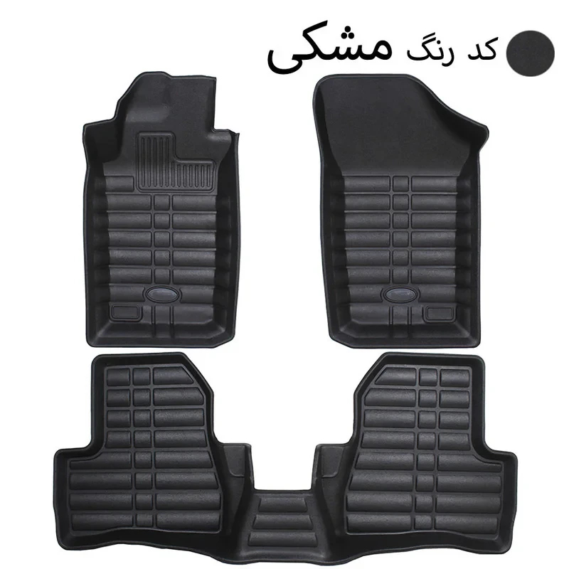 کفپوش سه بعدی خودرو بابل کارپت مدل چرمی مناسب برای پژو 207