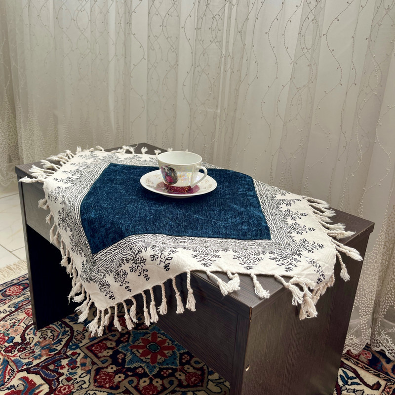 رومیزی مدل مخمل سایز 40x40 سانتی‌متر