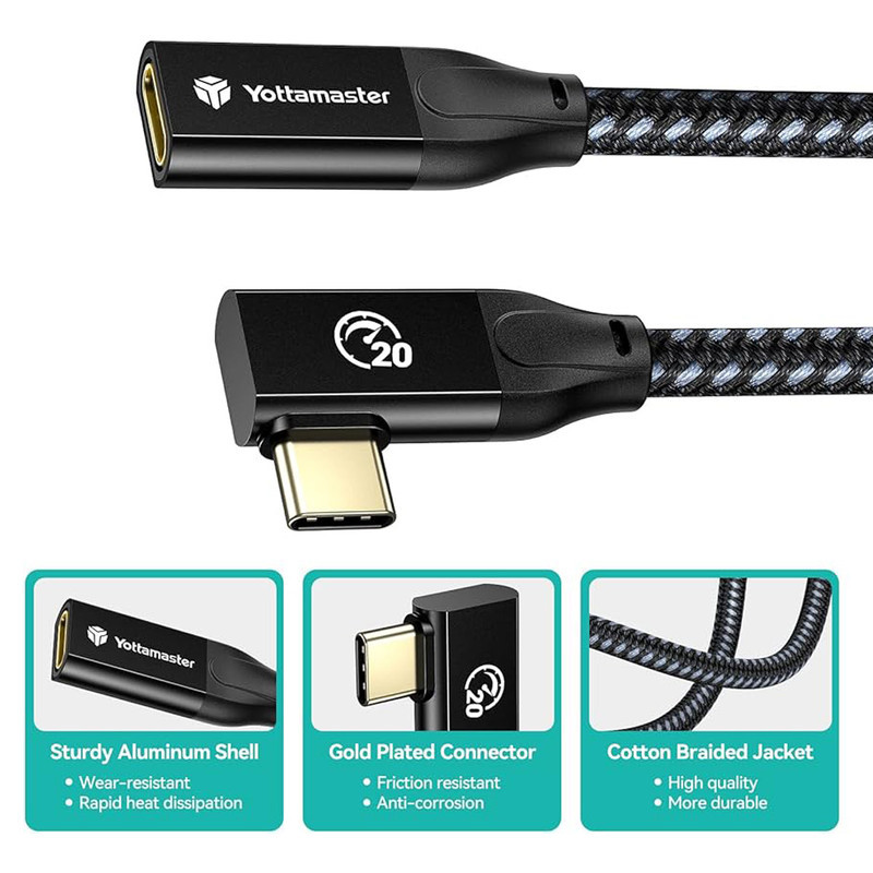 کابل افزایش طول USB-C یوتامستر مدل P-U100-CYC20 طول 1 متر