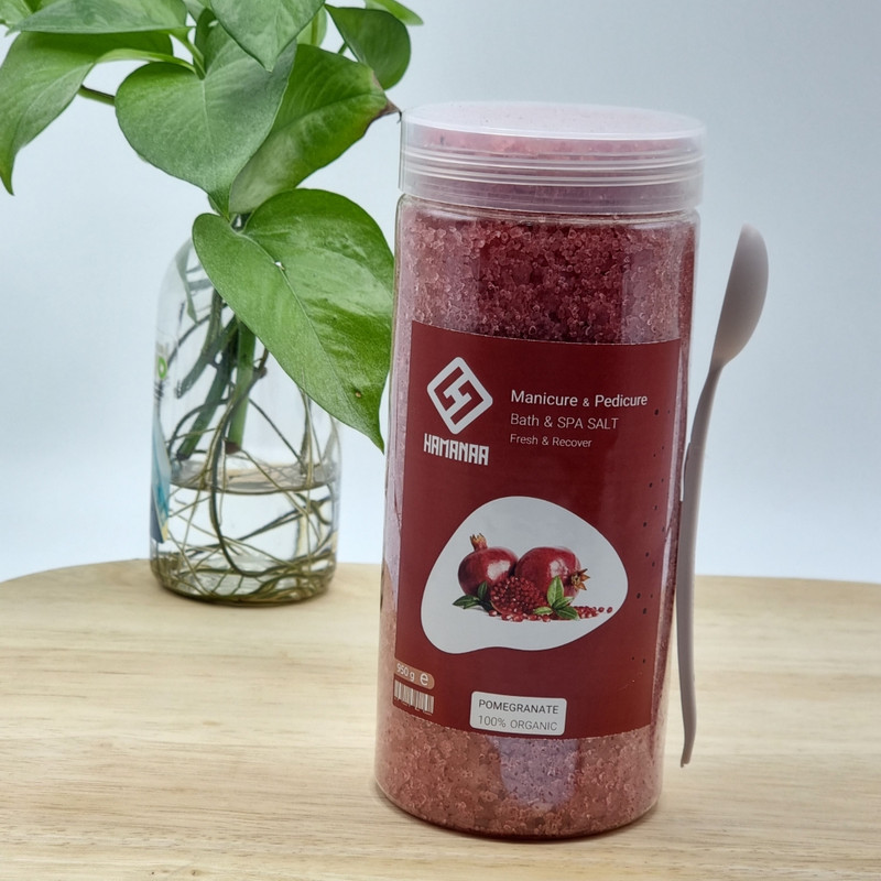 نمک حمام هامانا مدل Pomegranate وزن 950 گرم