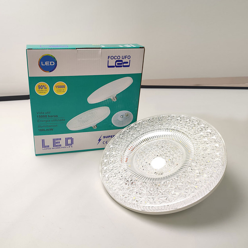 لامپ ال‌ای‌دی 80 وات مدل UFO کریستالی پایه E27