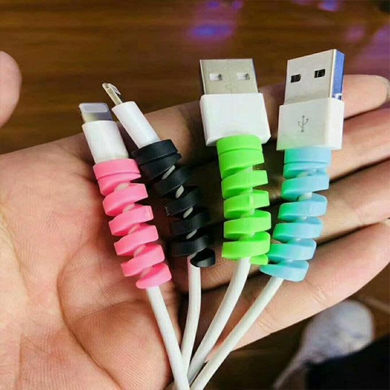 محافظ کابل شارژ مدل Protector مجموعه 8 عددی