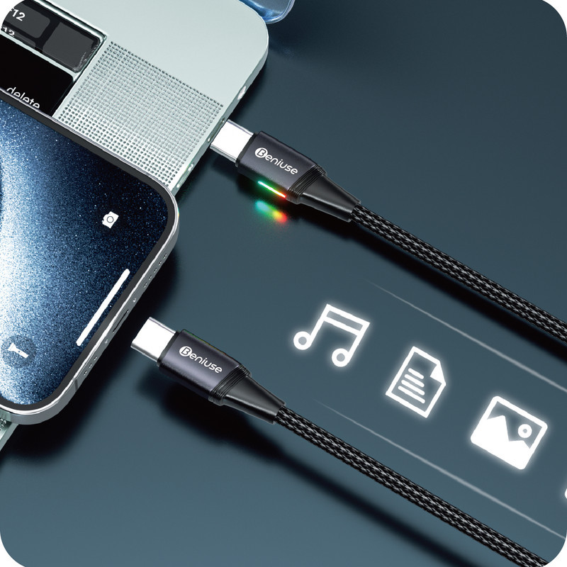 کابل تبدیل USB-C بنیوس مدل BE-CA03 طول 1متر