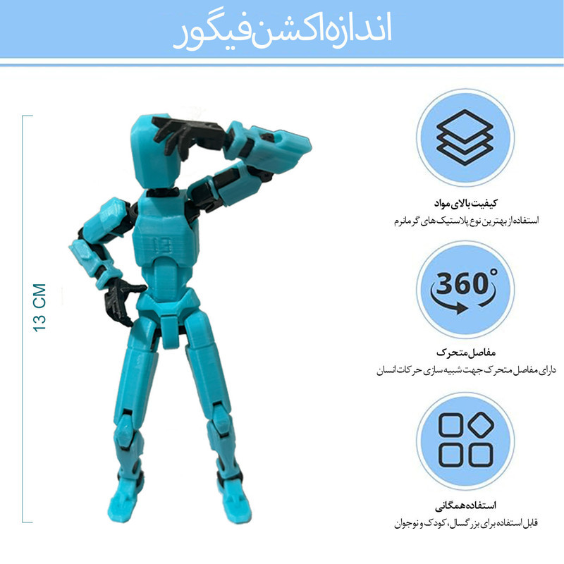 اکشن فیگور لاکی 13 مدل Dummy 13 کد C13