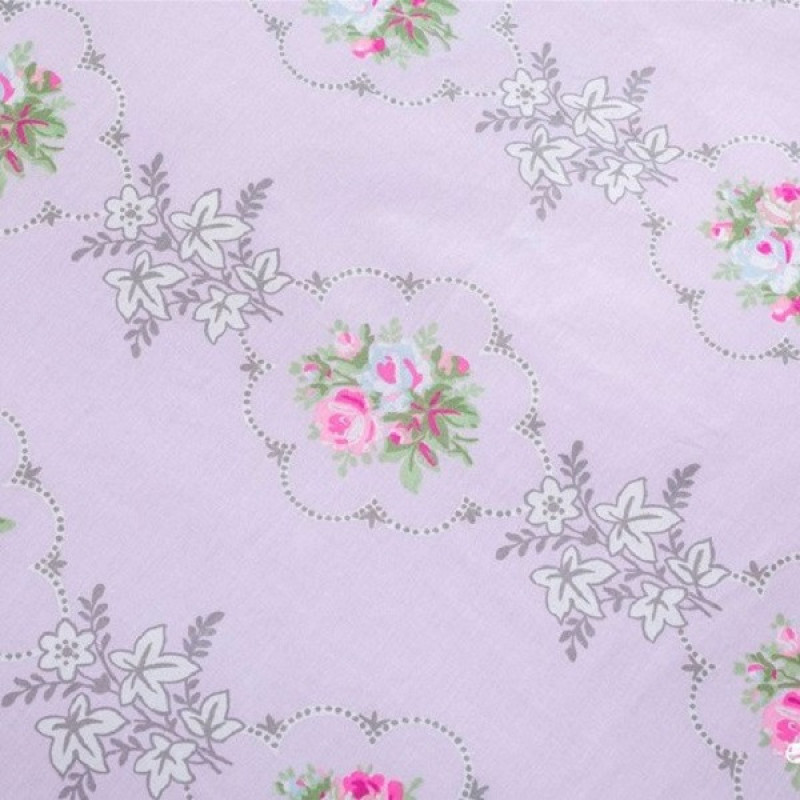 روکش لحاف پنبه انگلیش هوم مدل Winter Rose یک نفره سایز 220x160 سانتی‌متر