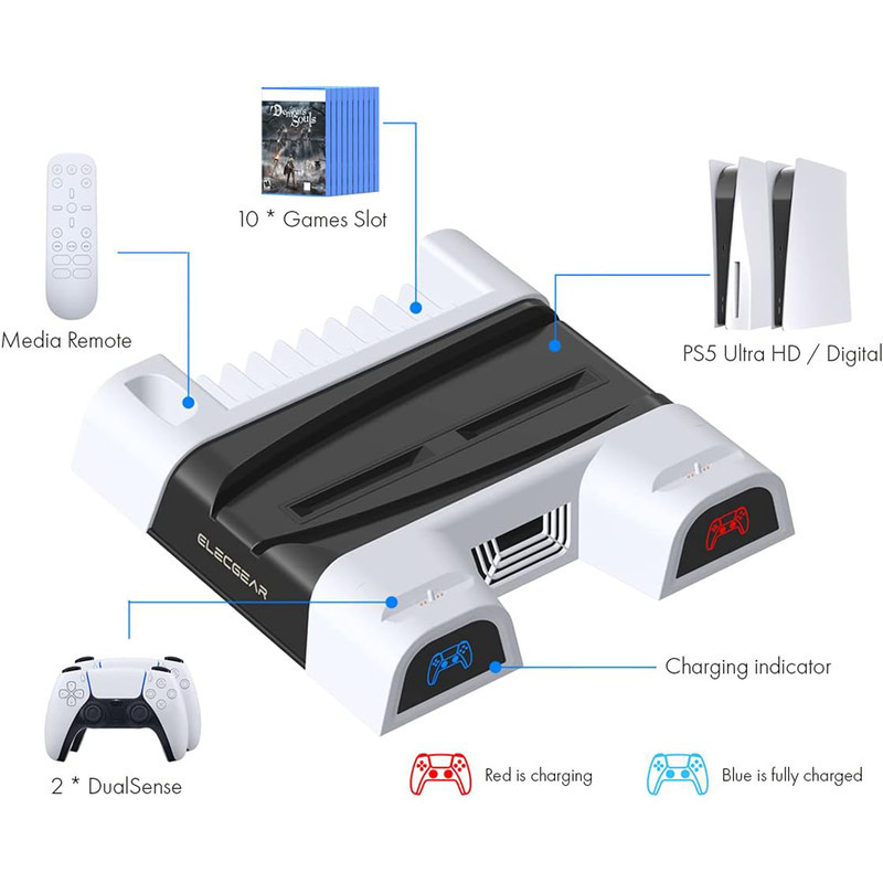 پایه پلی استیشن 5 دابی مدل TP5 3536B P5P5 SLIM