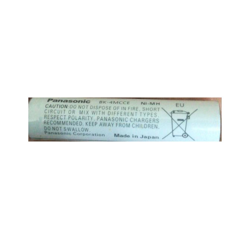باتری نیم قلمی قابل شارژ پاناسونیک مدل eneloopBK-4MCCE(HR03) بسته 4 عددی