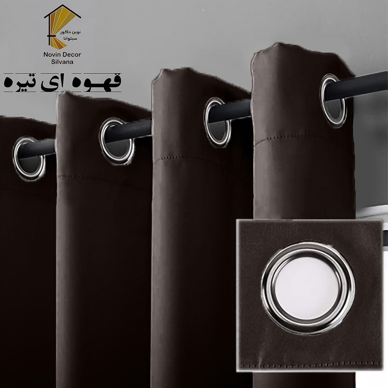 پرده نوین دکور سیلوانا مدل لاکچری 3 سایز 280 × 300 سانتی متر