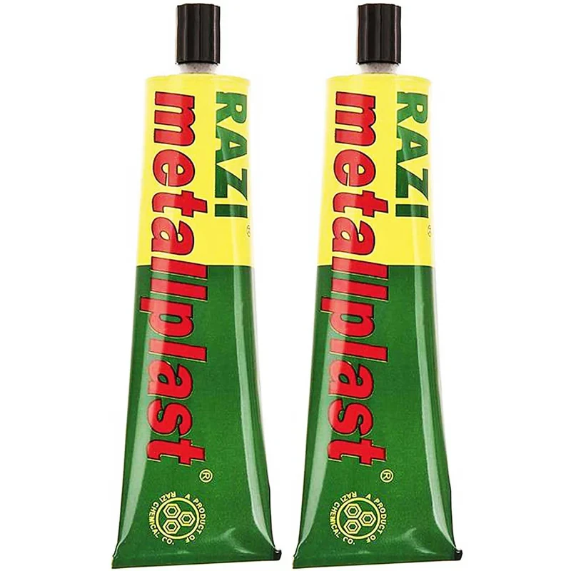 چسب آهن رازی مدل Metallplast حجم 100 میلی لیتر بسته 2 عددی