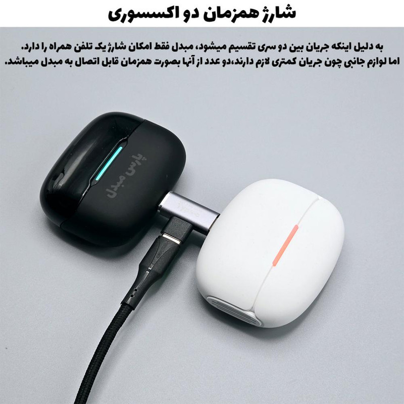 مبدل USB-C به USB-C لایتنینگ مدل OTG-CCL