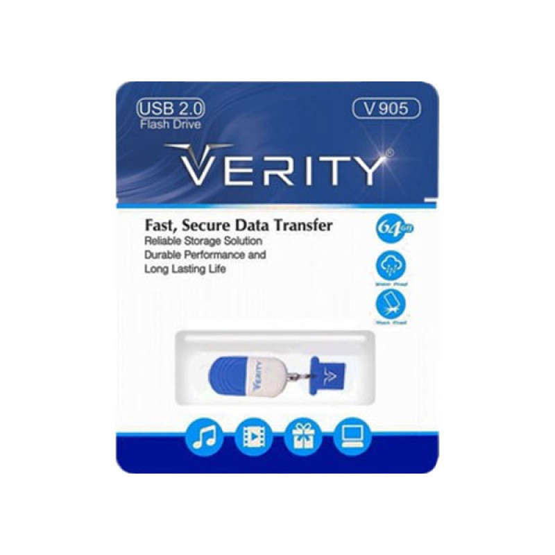 فلش مموری وریتی مدل v 905 ظرفیت 64 گیگابایت با رابط USB 2.0