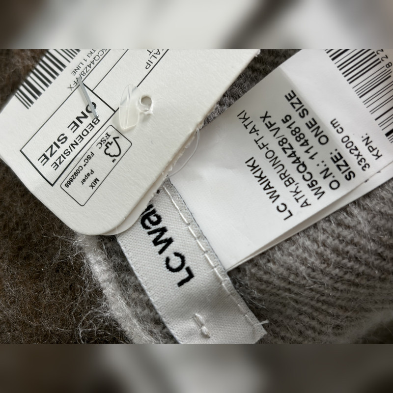 شال گردن مردانه ال سی وایکیکی مدل LCW 373