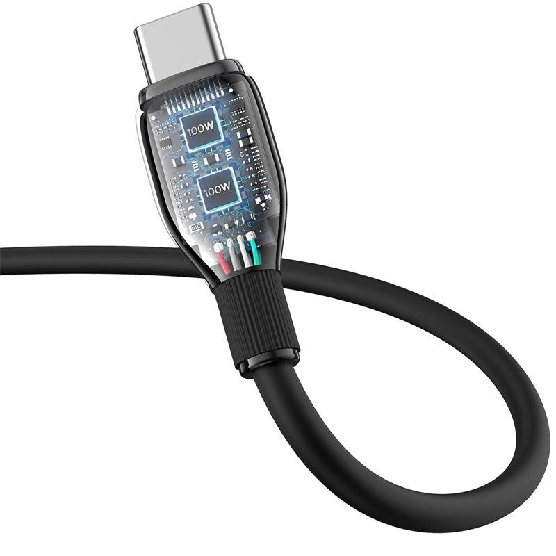 کابل USB-C باسئوس مدل Pudding Series طول 1.2 متر