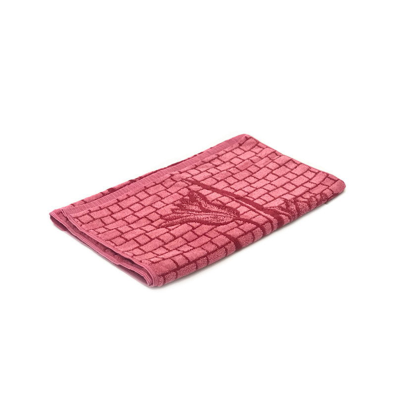 حوله دستی هنر طرح لاله  سایز 75x40 سانتی متر