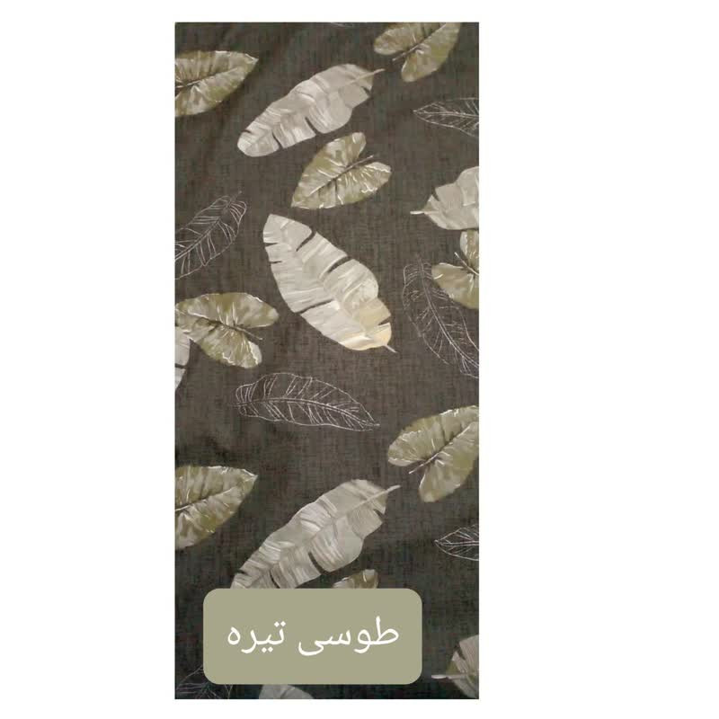 ملحفه مدل کشدار طرح برگ سایز 140 x240 سانتی متر