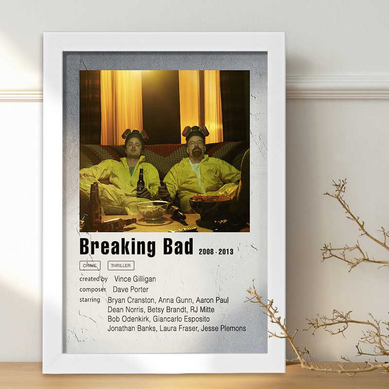 تابلو خندالو مدل بریکینگ بد (Breaking Bad) کد F11297