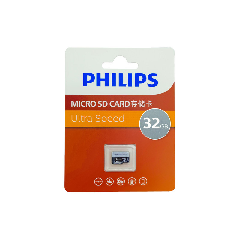 کارت حافظه microSD HC فیلیپس مدل A1-V30 کلاس 10 استاندارد UHS-I U3 سرعت 80MBps ظرفیت 32 گیگابایت