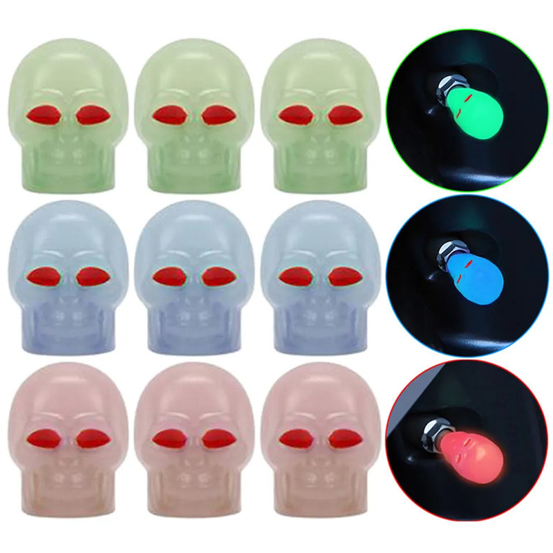 سر والف لاستیک دوچرخه هارمن مدل بدون باتری SKULL203 بسته 4 عددی