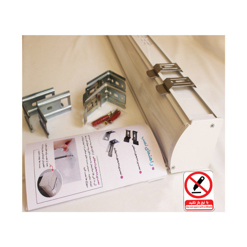 پرده زبرا طرح چوب کد SND-B-160 سایز 160x250 سانتی متر