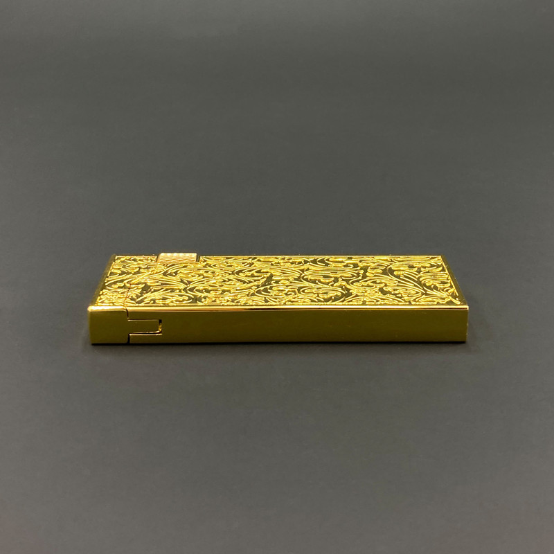 فندک گازی مدل چرخ بغل باریک طرح اسلیمی کد DKD-1304