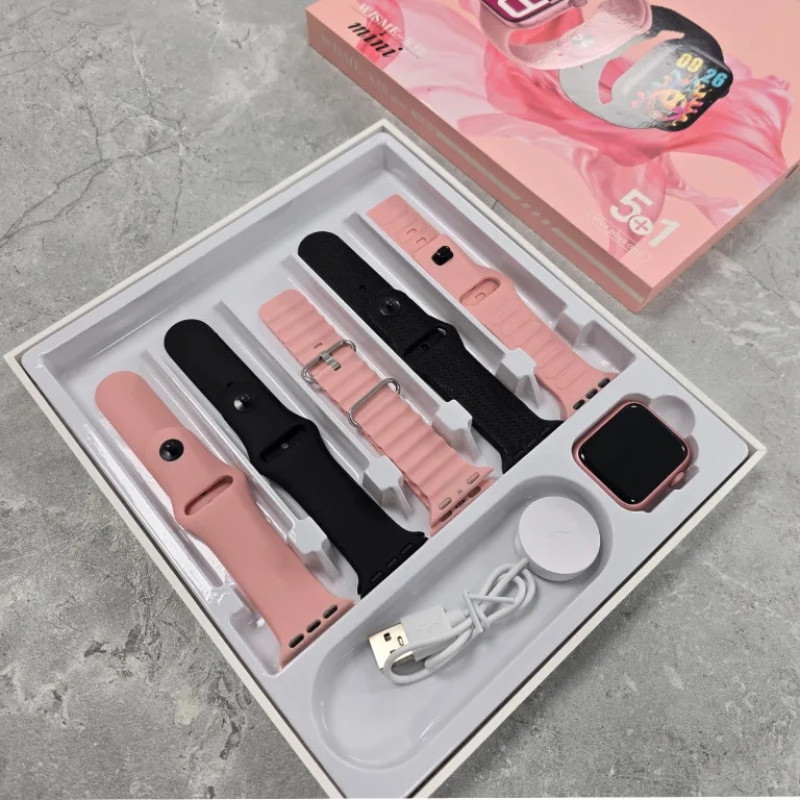 ساعت هوشمند 38 میلیمتری ویسمی مدل X50 MINI با بند سیلیکونی