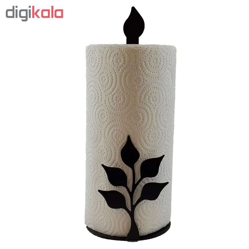 پایه رول دستمال کاغذی ملو طرح ریحون1 کد KMJ13
