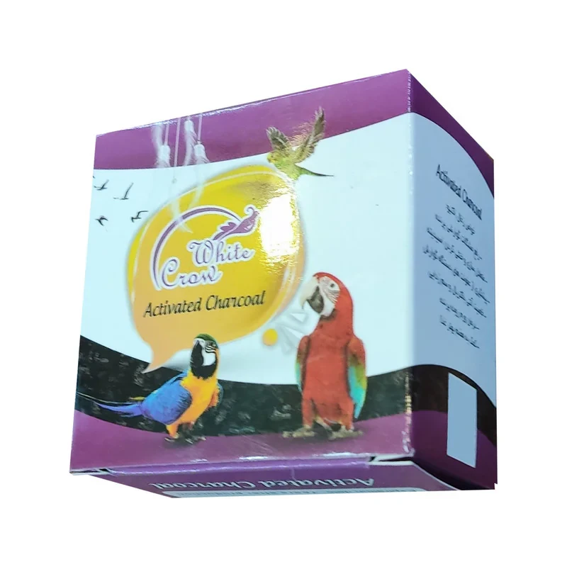 زغال اکتیو مدل کلاغ سفید بسته 40 گرم