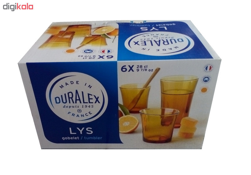 لیوان دورالکس مدل Gobelet Tumbler بسته 6 عددی