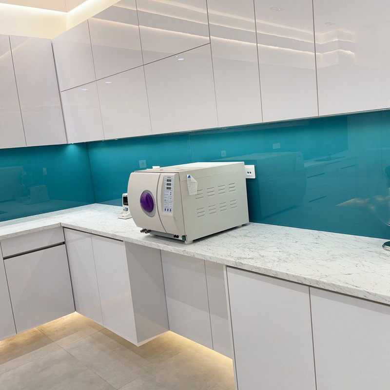 دیوارپوش عکسنگ مدل شیشه ای کد BK-6060 بسته 2 عددی
